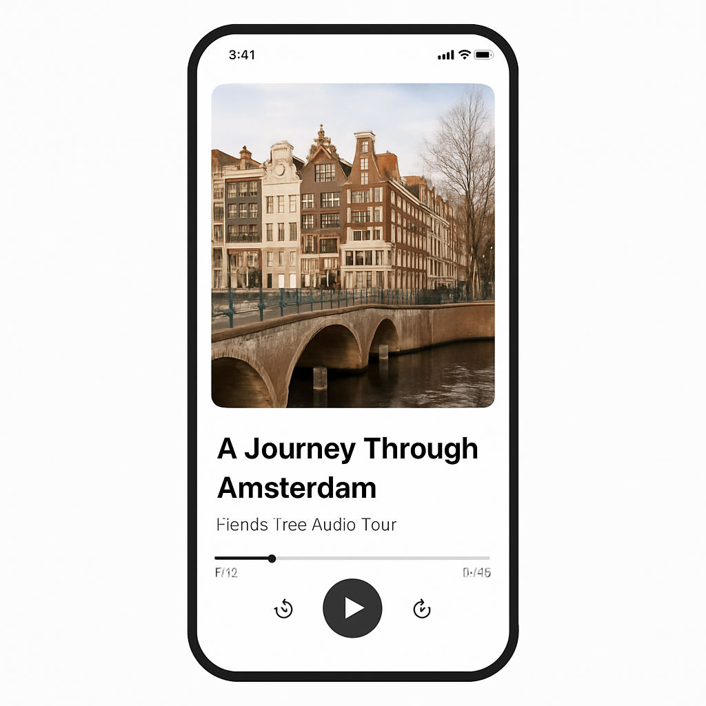 Walky Talky audio story player screen
